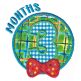 Boy Months Applique Machine Embroidery Designs by JuJu 