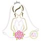 Bride Bodice Embroidery | Machine Embroidery Designs by JuJu