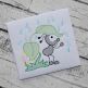 Bug Under Leaf Sketch Embroidery | Machine Embroidery Designs by JuJu