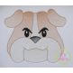 Bulldog Face Boy Sketch Embroidery | Machine Embroidery Designs by JuJu