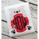 Bulldog Mascot Monogram Peeker Applique | Machine Embroidery Designs by JuJu