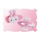 Bunny 2 Felt Snap Clip Mini