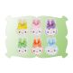 Bunny 2 Felt Snap Clip Mini
