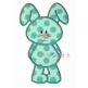 Bunny 3 Applique | Machine Embroidery Designs by JuJu