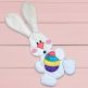 ITH Easter Bunny Wall Hanging | Machine Embroidery Designs by JuJu