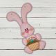  ITH Easter Bunny Wall Hanging | Machine Embroidery Designs by JuJu
