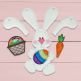 ITH Easter Bunny Wall Hanging | Machine Embroidery Designs by JuJu