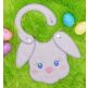 ITH Bunny Face Baby Bib | Machine Embroidery Designs by JuJu