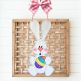 ITH Easter Bunny Wall Hanging | Machine Embroidery Designs by JuJu