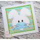 Bunny Face Box Applique | Machine Embroidery Designs by JuJu