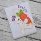 Bunny Carrot Girl Applique | Machine Embroidery Designs by JuJu
