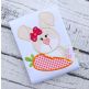Easter Bunny Carrot Girl Applique | Machine Embroidery Designs by JuJu