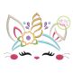 Bunny Unicorn Horn Embroidery | Machine Embroidery Designs by JuJu