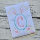Bunny Egg Monogram Frame Embroidery Design | Machine Embroidery Designs by JuJu