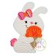 Bunny Ice Cream Applique | Machine Embroidery Designs by JuJu