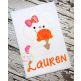Bunny Ice Cream Applique | Machine Embroidery Designs by JuJu
