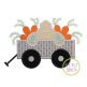 Bunny Carrot Wagon Applique Design | Machine Embroidery Designs by JuJu