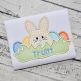 Bunny in the Grass Boy Applique | Machine Embroidery Designs by JuJu