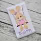 Itch 2 Stitch Bunny In Swing Girl Applique Digital Embroidery Machine Designs by JuJu