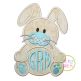 Bunny Monogram Applique Frame | Machine Embroidery Designs by JuJu
