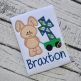 Bunny Wagon Cross Applique | Machine Embroidery Designs by JuJu
