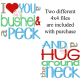 I Love You a Bushel and a Peck Embroidery Design | Machine Embroidery Designs by JuJu