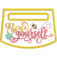 ITH Busy Bees Bee Yourself Wrap Around Towel Topper | Machine Embroidery Designs by JuJu