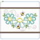 ITH Busy Bees Flower Trio Pot Holder | Machine Embroidery Designs by JuJu