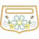 ITH Busy Bees Flower Wrap Around Towel Topper | Machine Embroidery Designs by JuJu