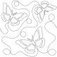 Butterfly 1 End-to-End Quilting | Machine Embroidery Designs by JuJu