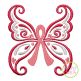 Butterfly Awareness Ribbon Embroidery | Machine Embroidery Designs by JuJu