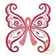Butterfly Awareness Ribbon Embroidery | Machine Embroidery Designs by JuJu