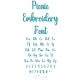 Picnic Embroidery Font
