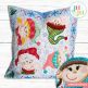 In The Hoop Elf Patchy Pillow Project | Machine Embroidery Designs by JuJu