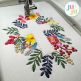 Heirloom Garden Cross Embroidery Design | Machine Embroidery Designs by JuJu