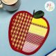 In The Hoop Apple Coaster & Hot Pad Project | Machine Embroidery Designs by JuJu