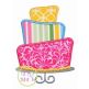 Cake on Stand | Machine Embroidery Designs by JuJu