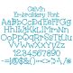 Calvin Embroidery Font | Machine Embroidery Designs by JuJu