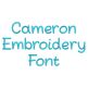 Cameron Embroidery Font | Machine Embroidery Designs by JuJu