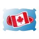 Canadian Flag Snap Clip Mini In The Hoop
