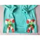                    Candy Canes Holly Side Seam Cutaway Applique Embroidery Design | Machine Embroidery Designs by JuJu             
                            