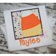 Candy Corn Box Applique | Machine Embroidery Designs by JuJu