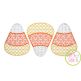 Candy Corn Trio Motif Embroidery | Machine Embroidery Designs by JuJu