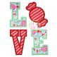 Candy Love Applique | Machine Embroidery Designs by JuJu