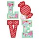 Candy Love Applique | Machine Embroidery Designs by JuJu