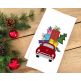 Christmas Truck Gifts Applique | Machine Embroidery Designs by JuJu