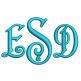 Carson Embroidery Monogram Machine Embroidery Designs by JuJu