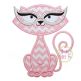 Cat Glasses Applique | Machine Embroidery Designs by JuJu