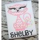 Cat Glasses Applique | Machine Embroidery Designs by JuJu