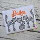 Cat Trio Motif Embroidery | Machine Embroidery Designs by JuJu